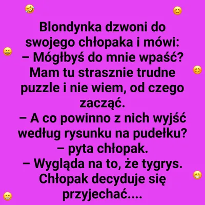 Blondynka i jej tygrysowe puzzle