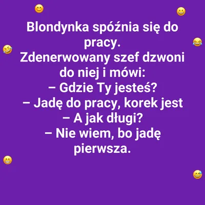 Blondynka tłumaczy się szefowi.