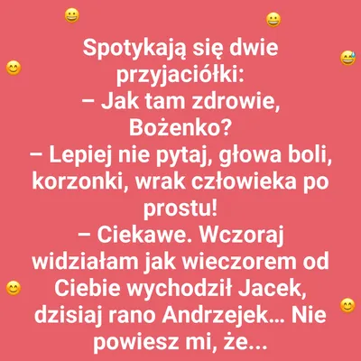 Bożenka pełna życia