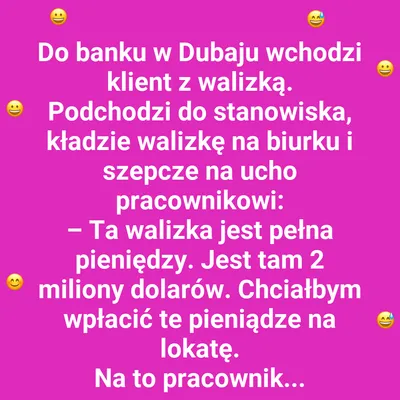 Chciał tylko wpłacić pieniądze