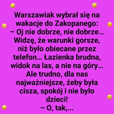 Cisza i spokój w górach? Warszawiak ma inne doświadczenie