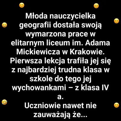 Cisza w klasie po nietypowym pytaniu