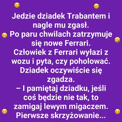 Dziadek w Trabancie podbija ulice!