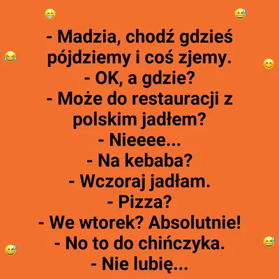Gdzie w końcu pójdą jeść?