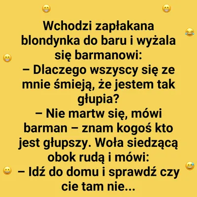 Genialny pomysł blondynki