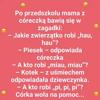 Hau, miau, pi – tata vs. mama w zabawie