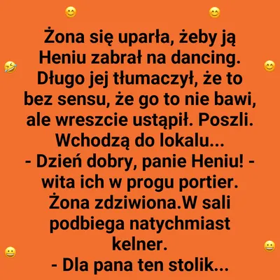 Heniu i niespodzianka na dancingu