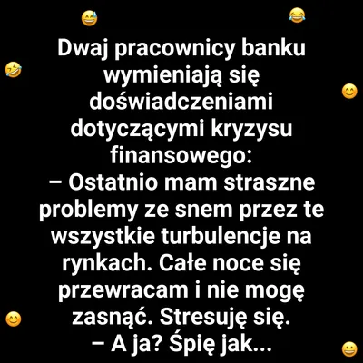 Jak śpią bankowcy
