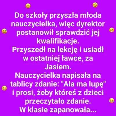 Jasio i dyrektorska podpowiedź