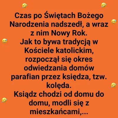 Ksiądz poszedł do staruszki