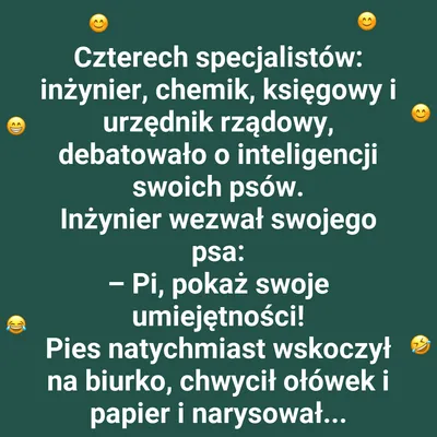 Który specjalista ma najbardziej sprytnego psa