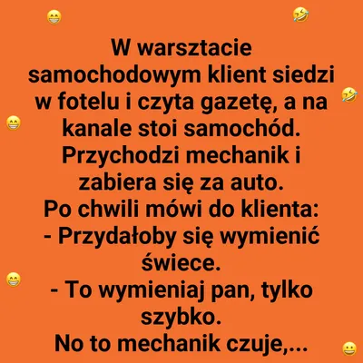 Mechanik myśli, że złapał frajera