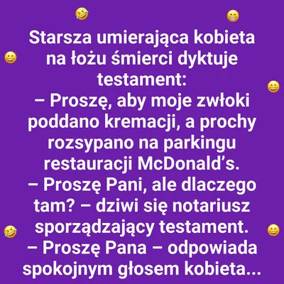 Ostatnia wola seniorki