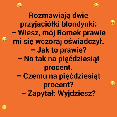 Oświadczyny na 50 procent