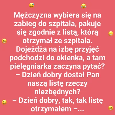 Pacjent gotowy na wszystko