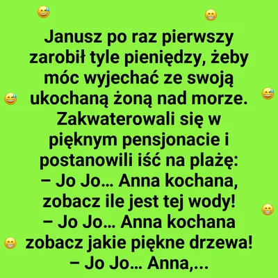 Pierwsze wakacje Janusza