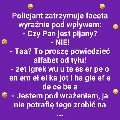 Pijany kierowca z talentem