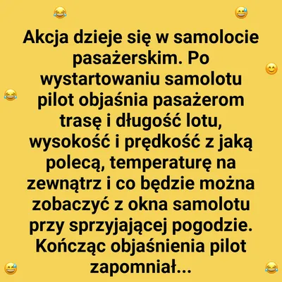 Pilot ma plan, ale kawa pierwsza