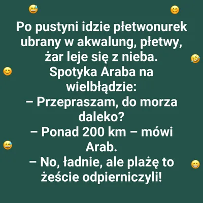 Płetwonurek narzeka na pustynną plażę