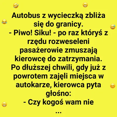 Sprawdź, kogo brakuje w autobusie