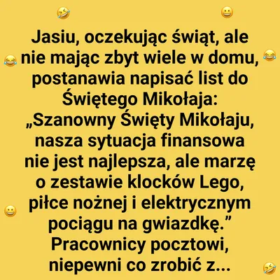 Świąteczny list Jasia