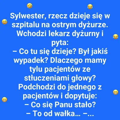 Sylwester na ostrym dyżurze