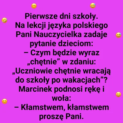 Szkolna prawda według Marcinka