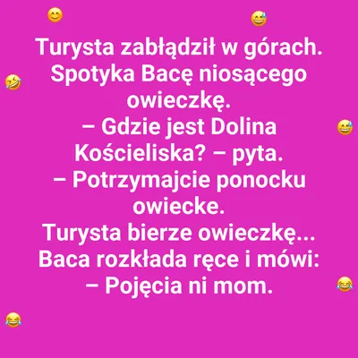 Turysta i nietypowa rada od Bacy