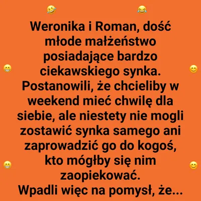 Weekendowe plany Weroniki i Romana