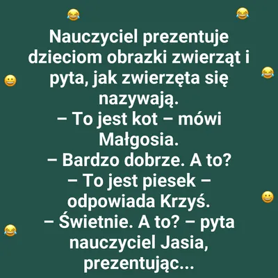 Zaskakująca odpowiedź Jasia