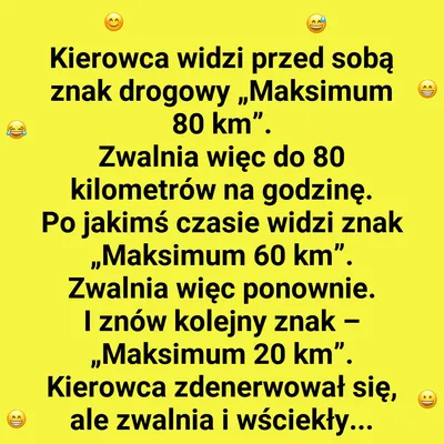 Znak drogowy z niespodzianką