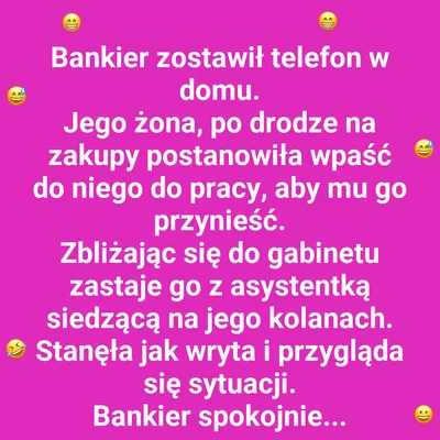 Żona postanowiła przynieść telefon mężowi do pracy