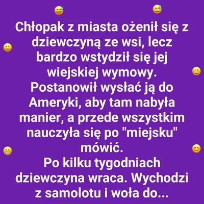 Żona z akcentem i niespodzianką